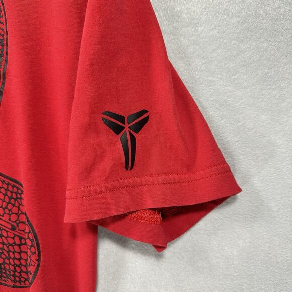 Nike Kobe Bryant Dri-fit Size Medium 24 Red Snake Skin T-shirt Some Flaws - Picture 9 of 11